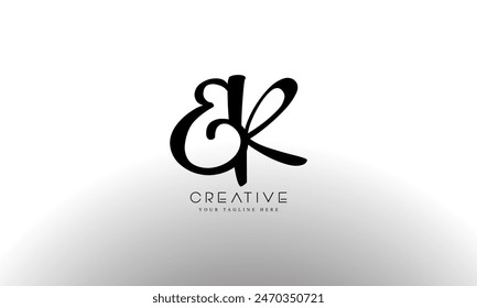 Initial Letter ER logotype company name monogram design for Company and Business logo.