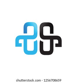 Initial Letter ES Design Logo