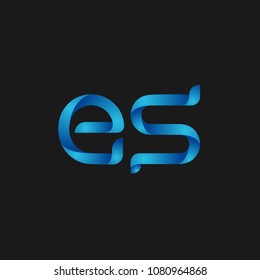 Initial Letter ES Logo Design