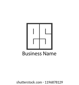 Initial Letter ES Logo Template Design