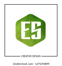 Initial Letter ES Logo Template Design