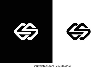 Initial Letter ES Logo Template Design