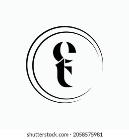 initial letter ET logo design
