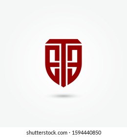Initial letter ETE logo icon vector template. business logo concept vector illustration. Design element. icon or symbol template