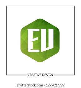 Initial Letter EV Logo Template Design