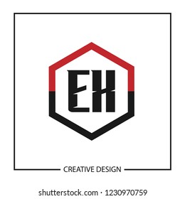 Initial Letter EX Logo Template Design