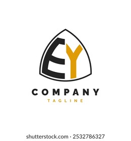 Initial Letter EY Logo Design. Alphabet EY Logo Template