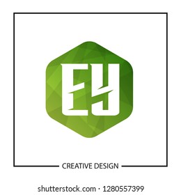 Initial Letter EY Logo Template Design