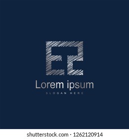 Initial Letter EZ Logo Template Vector Design