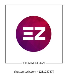 Initial Letter EZ Logo Template Design