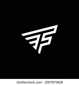 
Plantilla de diseño del logotipo de abstración de la letra inicial F