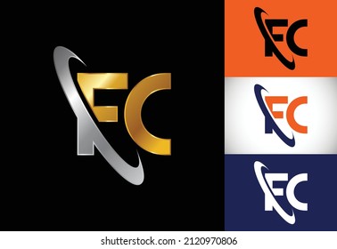 Initial Letter F C Logo Design Vector. Graphic Alphabet Symbol For Corporate Business Identity