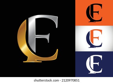 Anfangsbuchstabe F C Logo Design Vektor. Bildgebungs-Symbol für die Unternehmensidentität