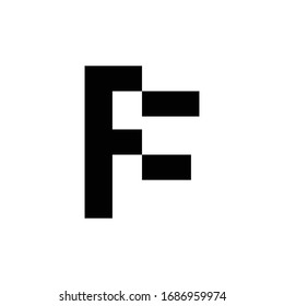 Anfangsbuchstaben des Logos für die Vektorillustration