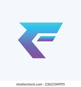 Letra inicial F Plantilla de diseño de logotipo rápido
