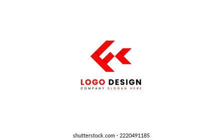 Initial Letter F fish logo design template element. Letter F fish logo usable for business and company branding logos. Letter F fish flat vector logo design template element.