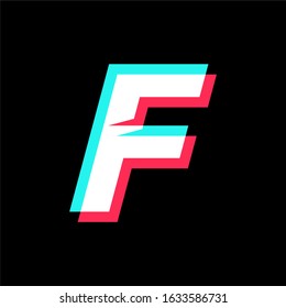 initial letter F with glyph effect.