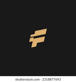 Logo de la carta inicial F con plantilla de vectores de tipografía comercial moderna creativa, creativa,
