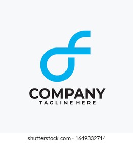 initial letter f logo design vector inspiration