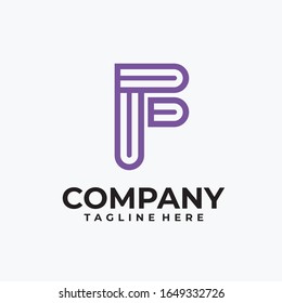 initial letter f logo design vector inspiration
