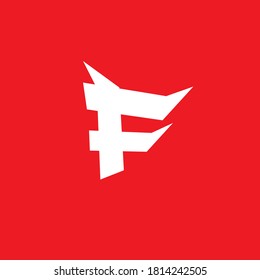 Initial Letter F Logo Design Vector Illustration.