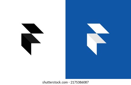 Initial letter F logo design vector illustration. Letter F icon design.