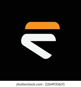 Letra inicial del diseño del logotipo Signo de símbolo creativo moderno