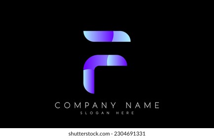 initial letter f logo design vector template