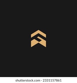 Letra inicial F Plantilla vectorial de diseño de logotipo. Vector de logotipo Creative F
