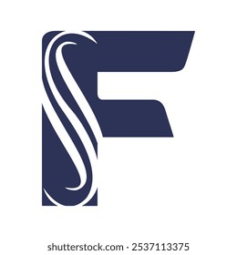 Initial Letter F Logo Design. F Logo Design. Letter F symbol.
Letter F. Initial Letter.