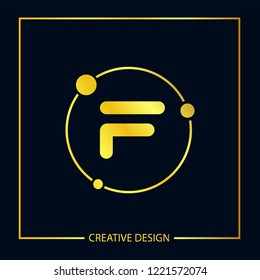 Initial Letter F Logo Template Vector Design