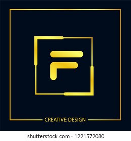 Initial Letter F Logo Template Vector Design