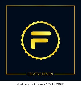 Initial Letter F Logo Template Vector Design