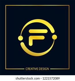 Initial Letter F Logo Template Vector Design