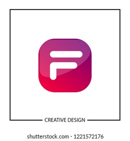 Initial Letter F Logo Template Vector Design
