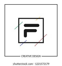 Initial Letter F Logo Template Vector Design