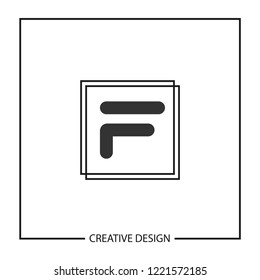 Initial Letter F Logo Template Vector Design