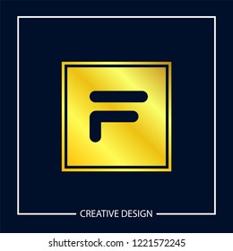 Initial Letter F Logo Template Vector Design