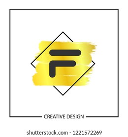 Initial Letter F Logo Template Vector Design