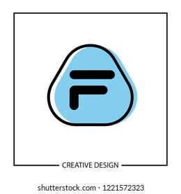 Initial Letter F Logo Template Vector Design