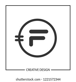 Initial Letter F Logo Template Vector Design