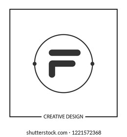 Initial Letter F Logo Template Vector Design