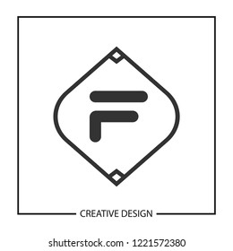 Initial Letter F Logo Template Vector Design