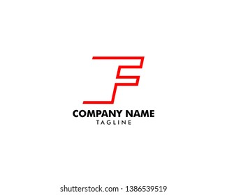 Initial Letter F Logo Template Design