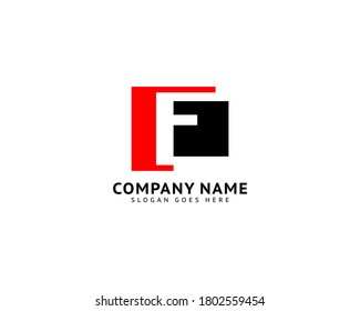 Initial Letter F Logo Template Design