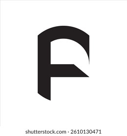 Initial Letter F Logo Template Vector Design. Abstract Letter F Linked Logo
