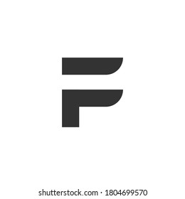 Anfangsbuchstabe F Logo-Vektordesign-Vorlage