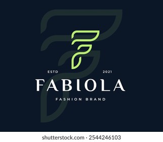 Letra Inicial F Monograma Logo Inspiration. Letra F Estilo Mínimo Moderno Logo Vetor. Símbolo do logotipo inicial do caractere F. Ilustração de logotipo de vetor de alfabeto