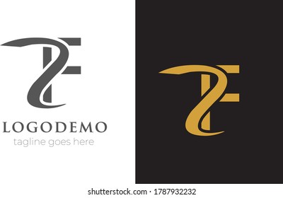 Letra inicial del vector de la plantilla del logotipo F & S.Diseño del logotipo F & S abstracto moderno con forma colorida.
diseño de logotipo monocasco y elegante, Icono de vectores de letras profesionales marca de Word diseño de logotipo mínimo.
