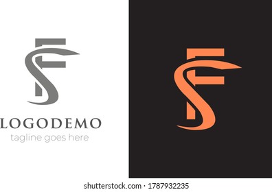 Initial letter F & S logo template vector.Modern abstract F & S Logo design with Colorful shape .
monogram and elegant logo design, Professional Letters Vector Icon Word mark minimal logotype 2